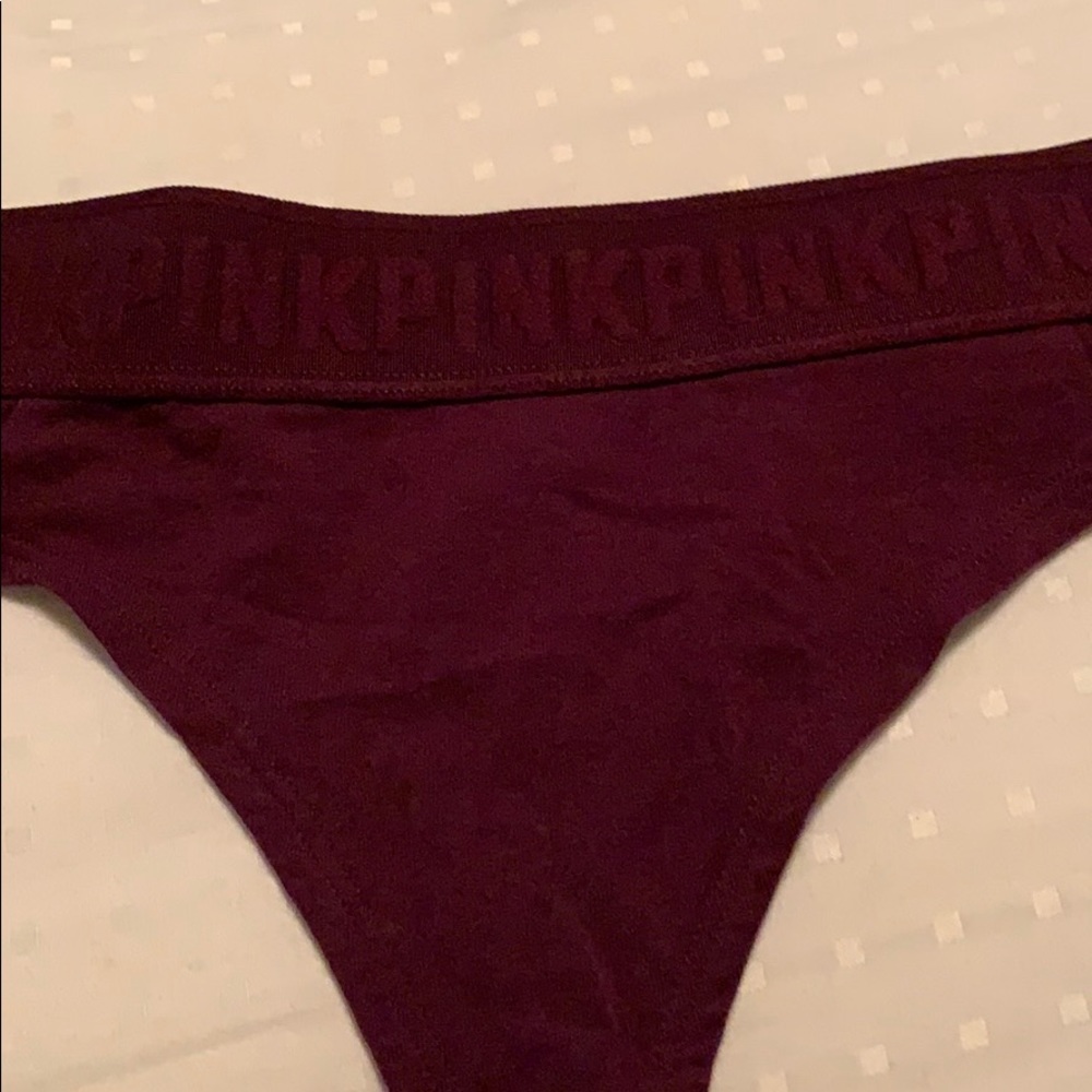 Pink victoria secret thong